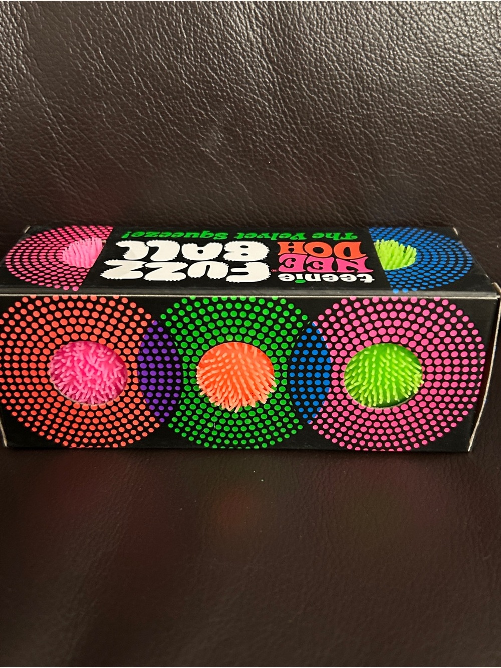 NeeDoh Teenie Fuzzballs 3PK - Pink, Orange, Green BRAND NEW - Picture 2 of 3